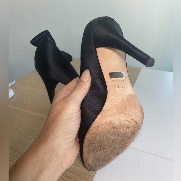 Badgley Mishka Calton Black Pumps Size 7.5 - Picture 4 of 6